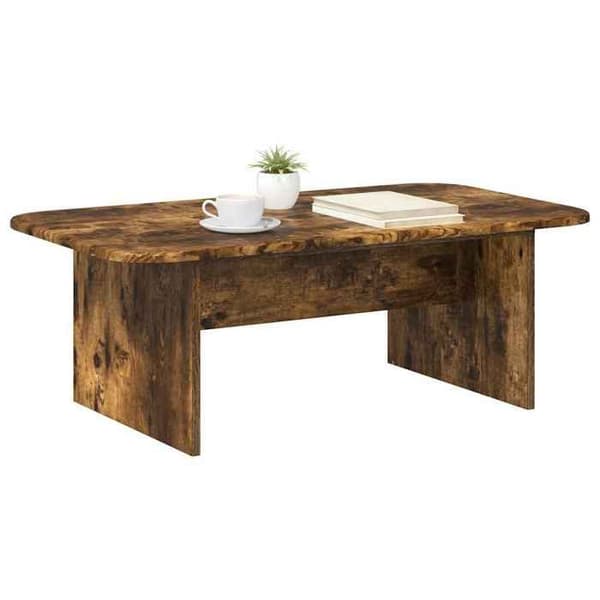 Bord - EKSKLUSIV HUS - 93x53x33 cm - Røget eg - Ingeniørtræ - Rektangulær Rökt ek