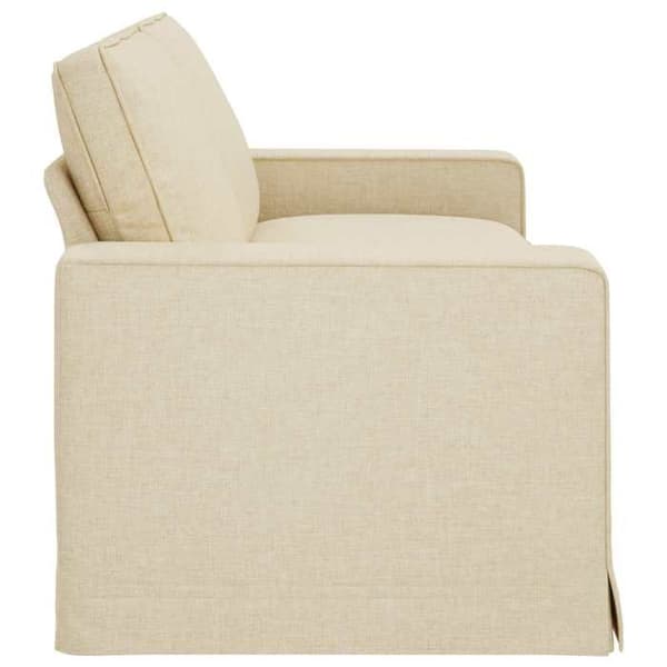 Maison Exclusive - Soffa Creme 222 x 80 x 82 cm tyg