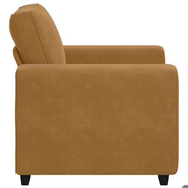 Maison Exclusive - Brun sofa stol 100x77x82 cm velour