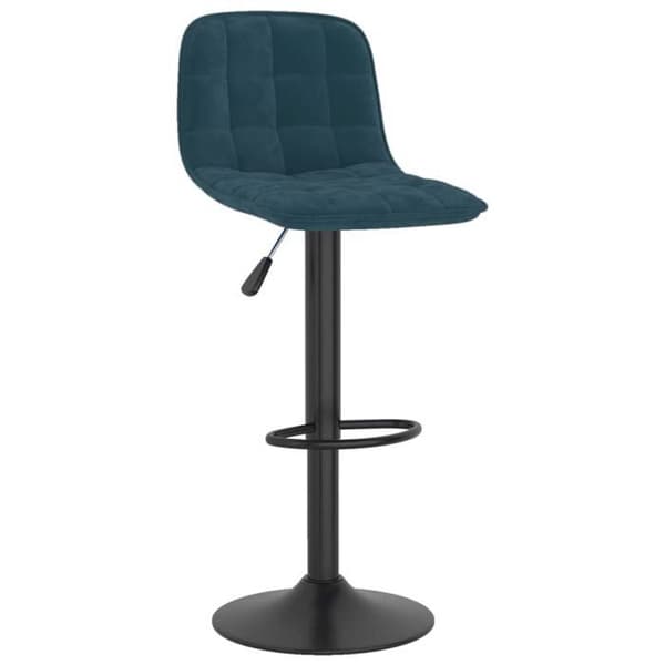 Maison Exclusive - Barstolar set om 2 blå sammet