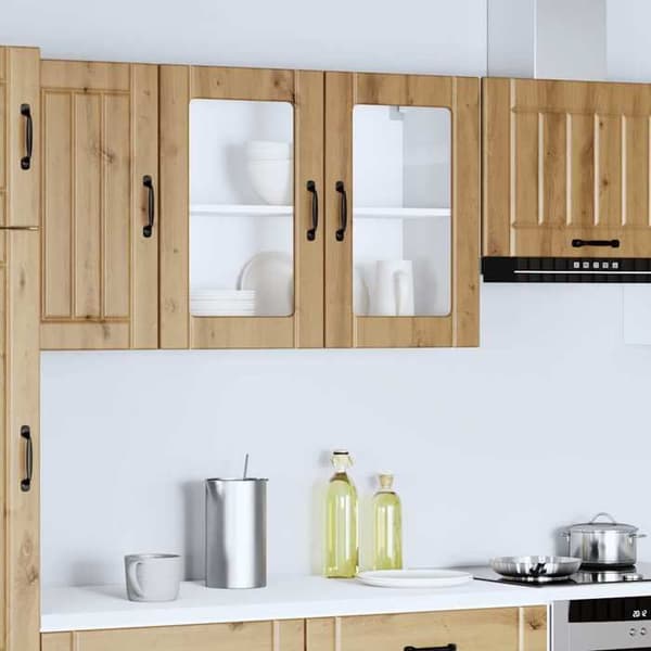 Maison Exclusive - Köksskåp med glasdörr Lucca