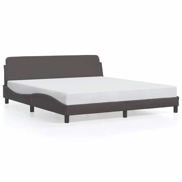 Maison Exclusive - Dover sengestel grå 180x200 cm i kunstlæder Grå