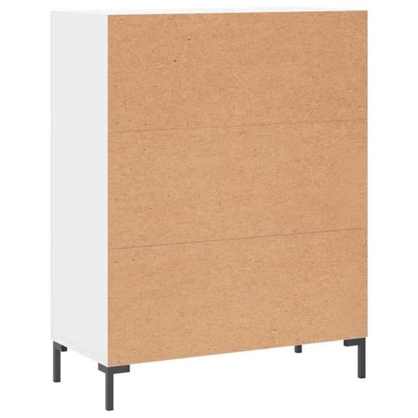 Maison Exclusive - Vit buffé 69,5x34x90 cm ingenjörsträ