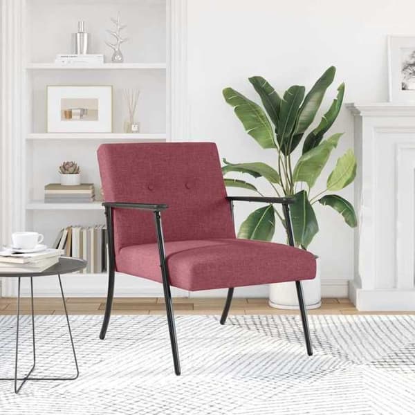 Maison Exclusive - Bordeaux-kangas nojatuoli