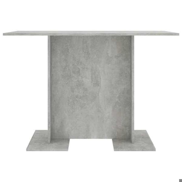 Spisebord - EKSKLUSIV HUS - 110x60x75 cm - Betongrå - Agglomereret - Rektangulær Betonggrå