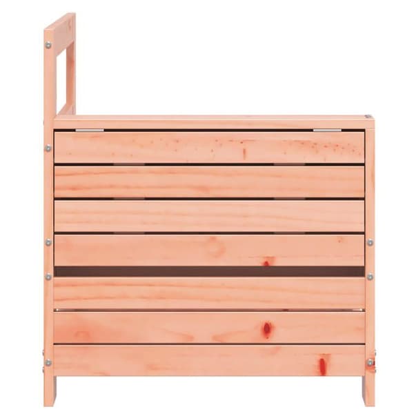 Havemøbel - EKSKLUSIVT HUS - Design med lameller - Massivt Douglas-træ - Armlæn & foldbart bord - Modulerbart