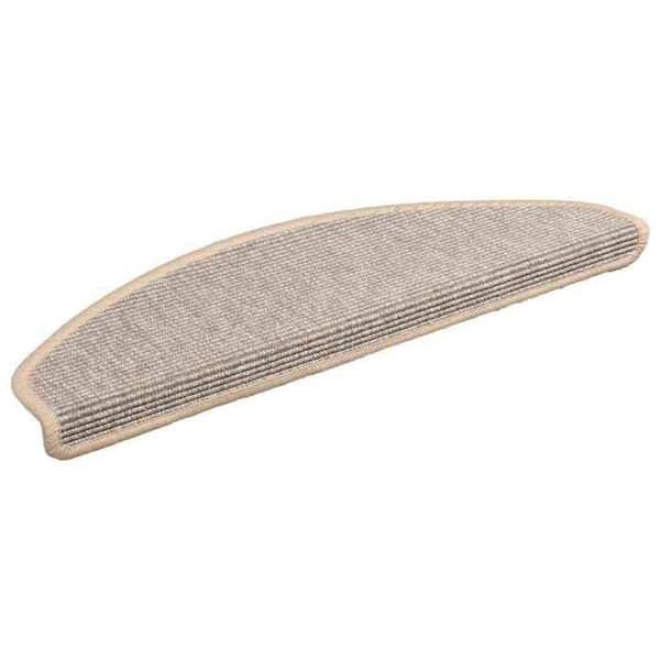 Maison Exclusive - Trappe tæppe 15 stykker 65 x 21 x 4 cm Sølv Halvmåne Stor