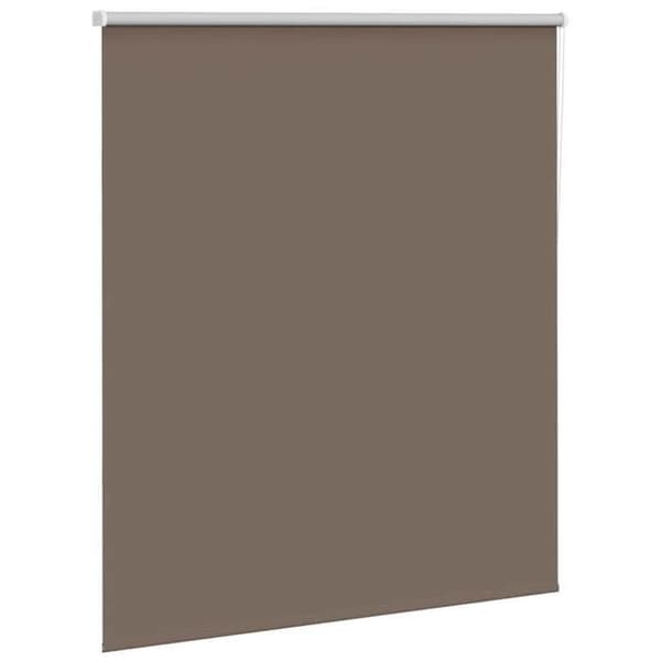 Maison Exclusive - Rullgardin mörkläggande kaffe 140x150cm tygbredd Kaffe (brun)