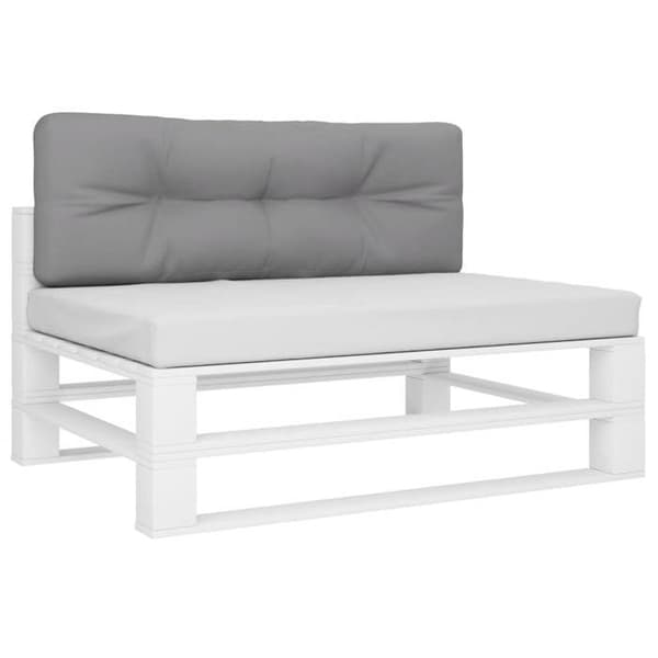 Maison Exclusive - Grå pallkudde 120x40x12 cm tyg