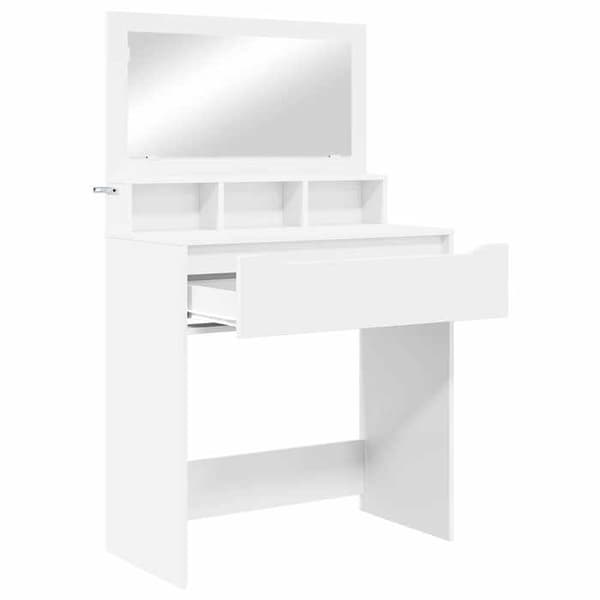 Maison Exclusive - Sminkbord för sovrum Vit 80 x 39,6 x 135 cm Vit