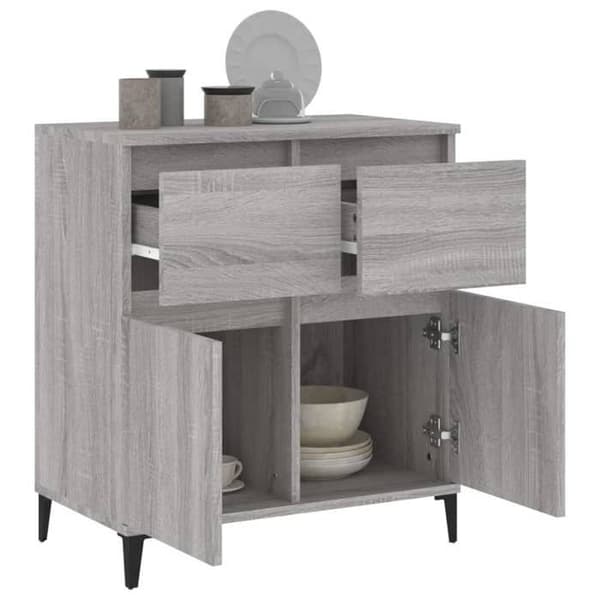 Maison Exclusive - Buffet Sonoma grå 60x35x70 cm Ingeniørtræ Grå (Sonoma)