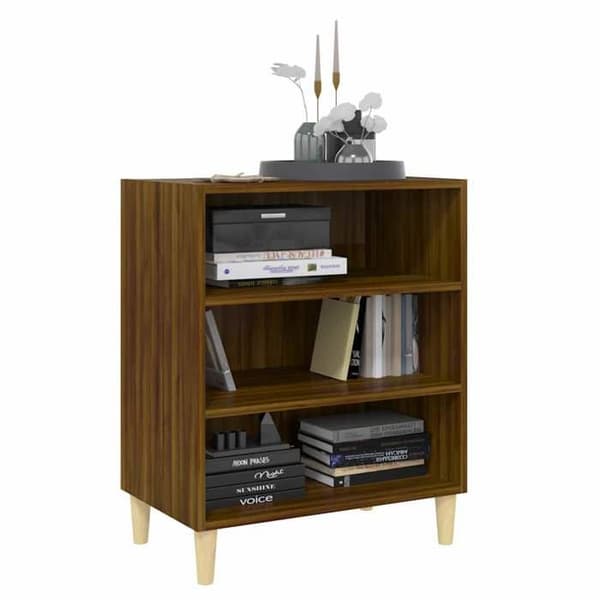 Maison Exclusive - Buffé ek brun 57x35x70 cm ingenjörsträ
