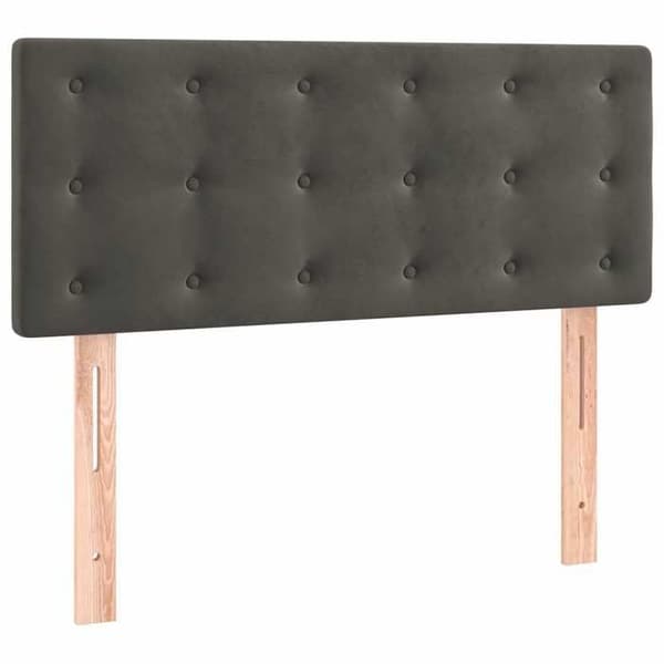 Maison Exclusive - Hovedgærde Mørkegrå 80x5x78/88 cm Velour
