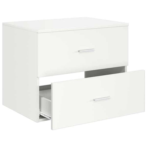 Maison Exclusive - Hängande Badrumsmöbel Vit 62,5 x 44,5 x 50 cm Vit