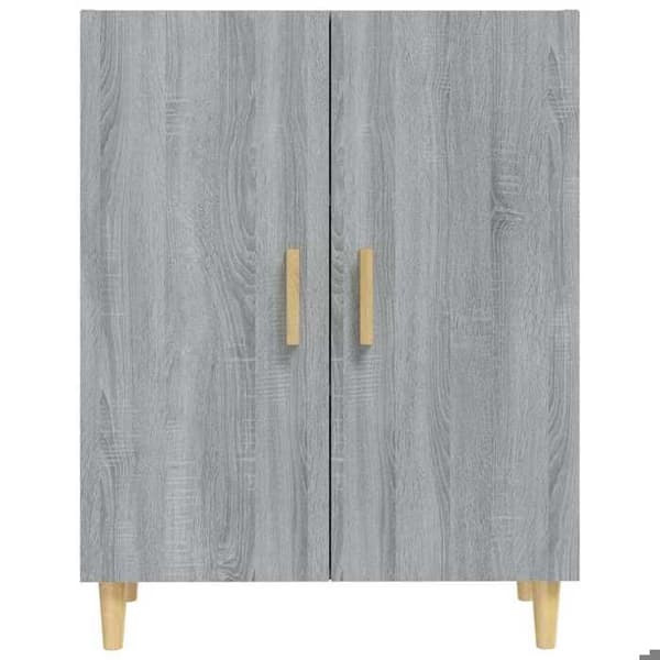 Buffet - EKSKLUSIVT HUS - Sonoma - Grå - 2 døre - Ingeniørtræ 70x34x90 cm grå