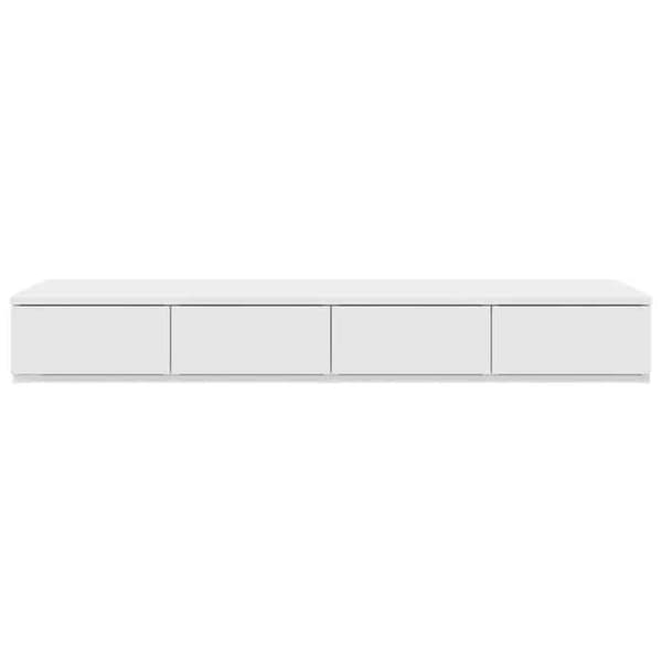 Sänglåda - EXKLUSIV HEM - 120×36,5×16,5 cm - Vit - Ingenjörsträ - Tryck för att öppna Vit