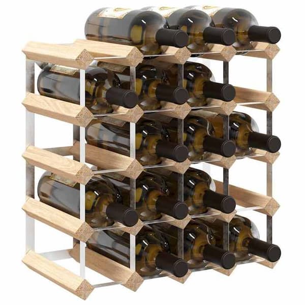 Maison Exclusive - Flaskställ för 20 flaskor Pinède solid