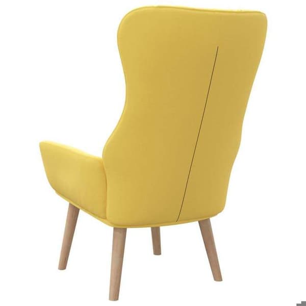 Maison Exclusive - Avkopplingsstol Gul senap Tyg