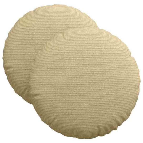 Sittkudde - EXKLUSIV HEM - Rund 40 cm - Kordvelour - Bas av polypropen - Polyesterfyllning