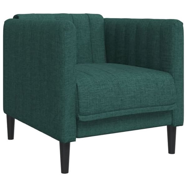 Maison Exclusive - Sæt af 3 sofaer mørkegrøn stof
