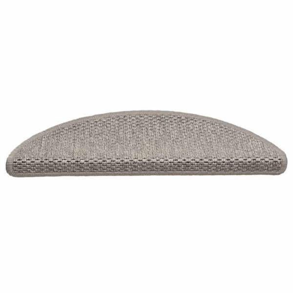 Maison Exclusive - Selvklæbende trappetæpper 30 stk 56x17x3 cm sølv