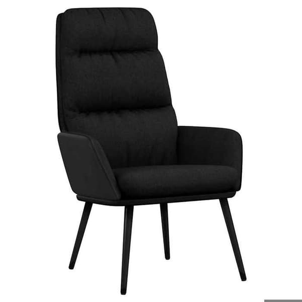 Maison Exclusive - Avkopplingsstol Svart Tyg