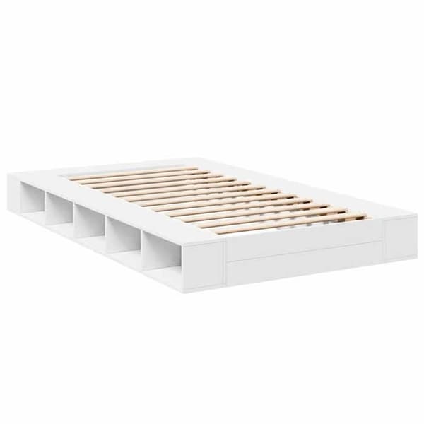 Maison Exclusive - Sengestel uden madras hvid 135x190 cm Vit