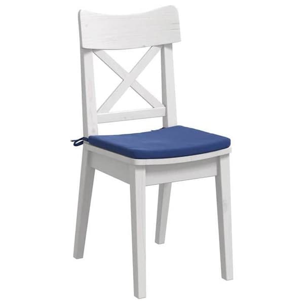 Stolsdynor - EXKLUSIV HEM - Set om 4 st - Premium sammet - Blå - 40 x 40 x 3 cm Blå