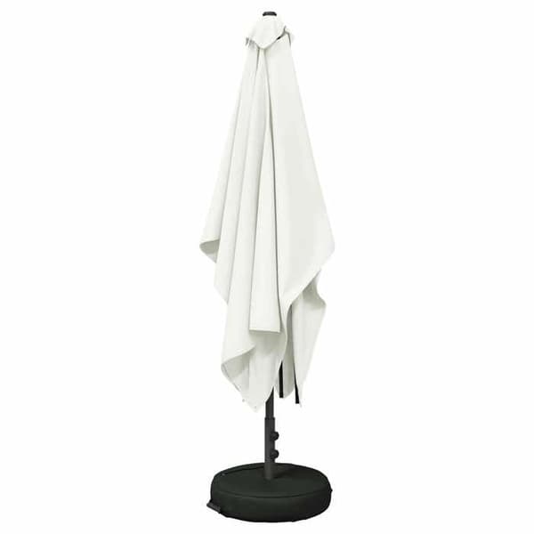 Maison Exclusive - Trädgårdsparasol med bas 200 x 300 cm Polyester