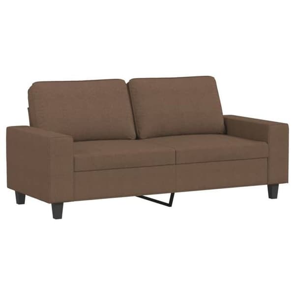 Maison Exclusive - 3-delad soffa i brun tyg