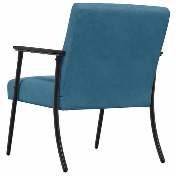 Maison Exclusive - blå velour lænestol