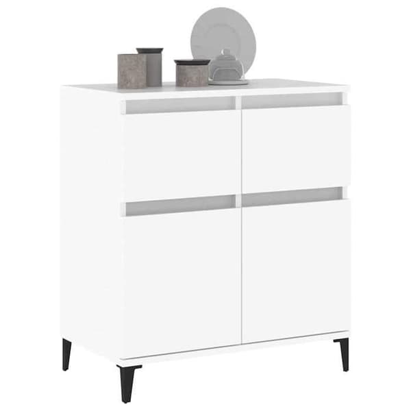 Maison Exclusive - Hvid Buffet 60x35x70 cm Ingeniørtræ Vit