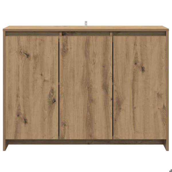 Maison Exclusive - Buffet i håndlavet egetræ 102x33x75 cm i ingeniørtræ