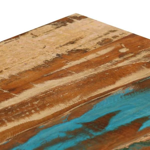Maison Exclusive - Soffbord 100x50x35 cm av solid återvunnet trä och stål