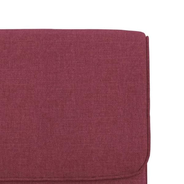Maison Exclusive - Lang stol Rød bordeaux 55x64x80 cm Stof