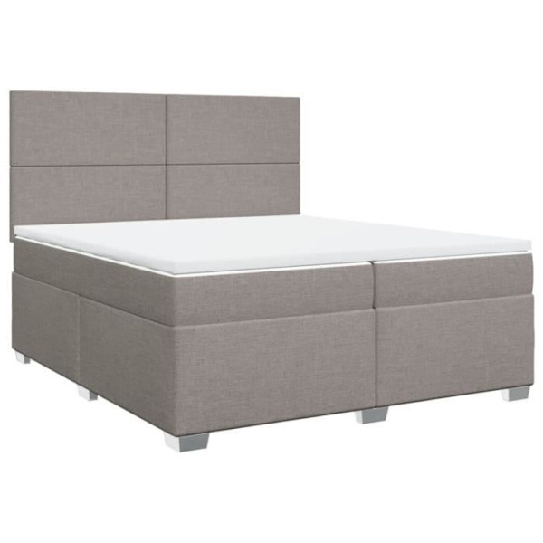 Sälepohjapatja patjalla Taupe 200x200 cm Kangas141 [cm] Mooli