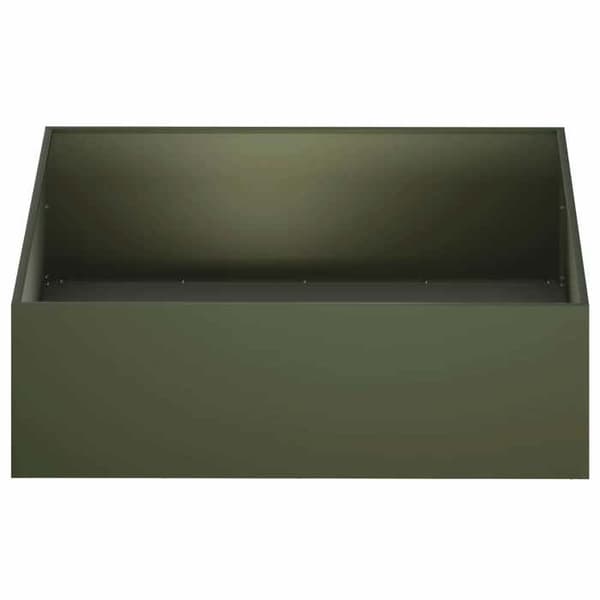 Maison Exclusive - Trädgårdskrukor Olivgrön 80 x 80 x 30 cm