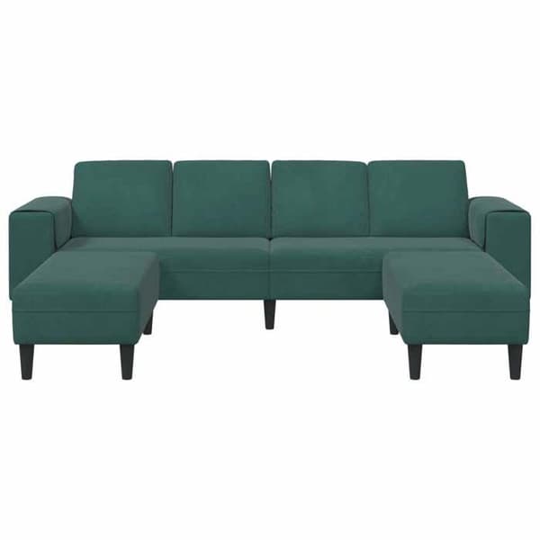 Maison Exclusive - 3 osainen olohuoneen sohva tummanvihreä
