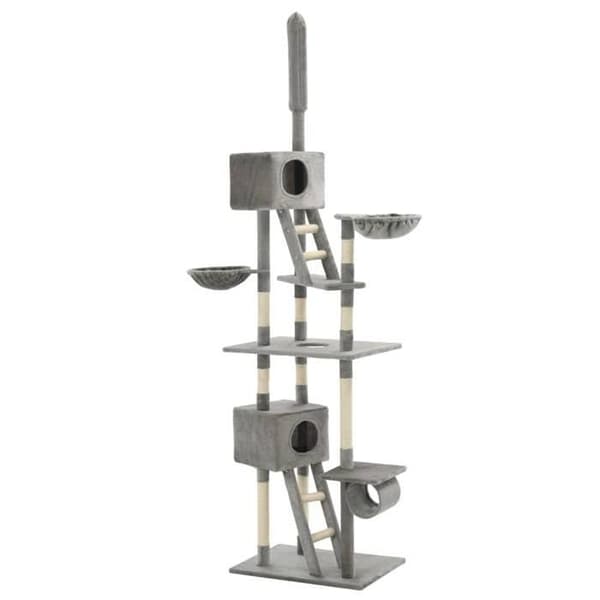 Maison Exclusive - Kattträd med sisal klösträningar 230-260 cm Grå grå