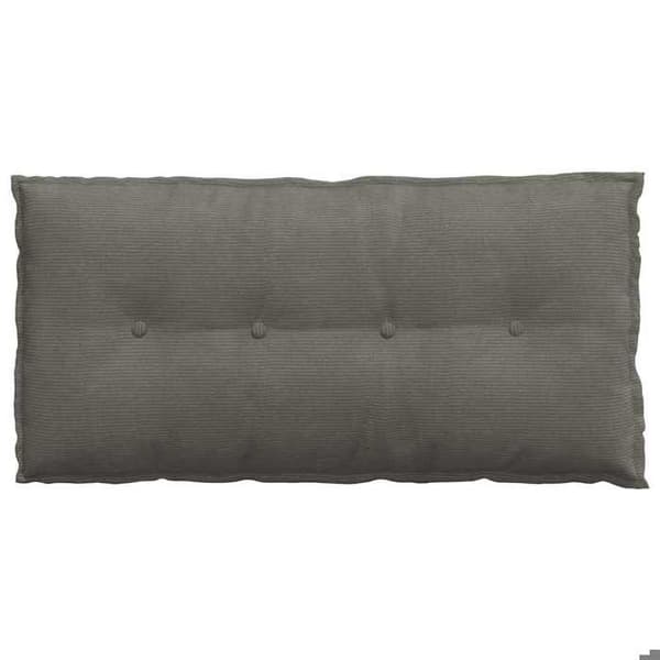 Maison Exclusive - Lys grå rygpude 100 x 50 cm i fløjl