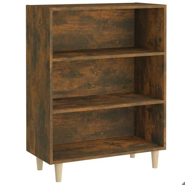 Maison Exclusive - Buffé Ek rökt 69,5x32,5x90 cm Ingenjörsträ
