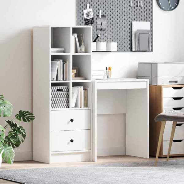 Maison Exclusive - Kontor Vit 105,5 x 34 x 127 cm 2 st