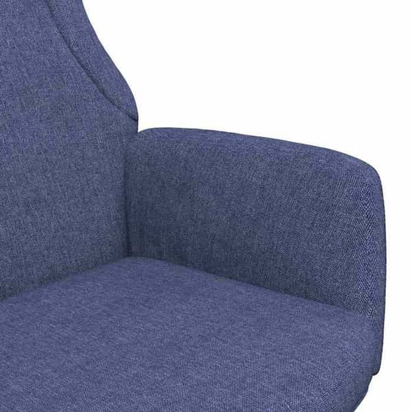 Maison Exclusive - Avkopplingsstol Blå Tyg