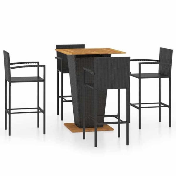 Maison Exclusive - Havebar sæt 5 stk Sort