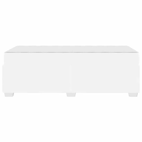 Maison Exclusive - Sängram Vit 90 x 190 cm PVC