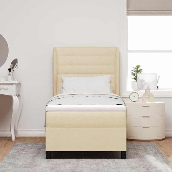 Maison Exclusive - Jousipatja Crème 100 x 200 cm kankaalla Grädde