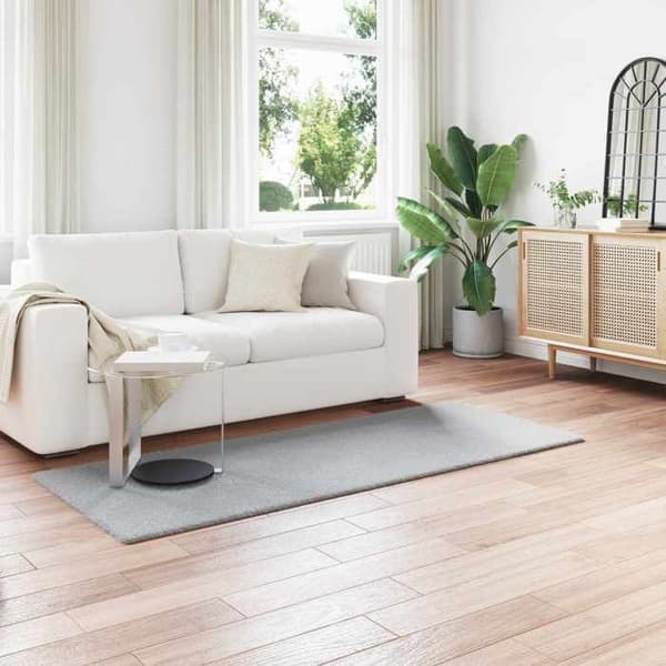 Matto - MAISON EXCLUSIVE - OLITE - Tekokarva polyesteri - Liukumaton - Harmaa 100 x 200 cm Grå