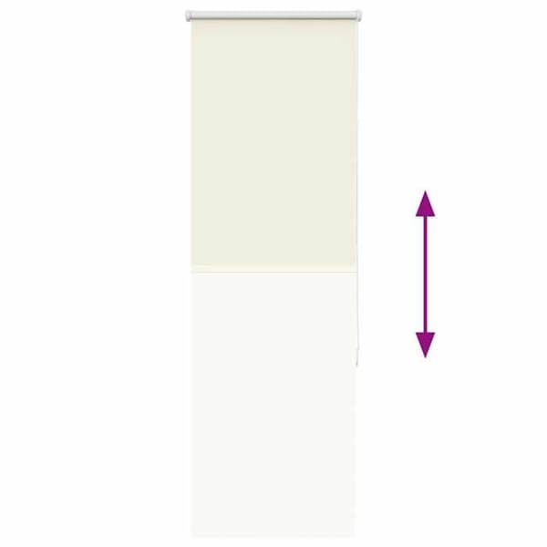 Maison Exclusive - Rullgardin i off-white 50x130cm tygbredd