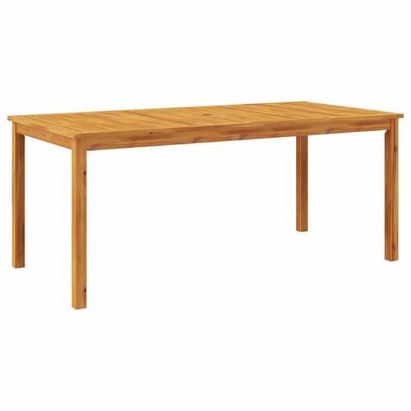 Maison Exclusive - Trädgårdsset 7 delar 180x90x75 cm i solid akaciaträ