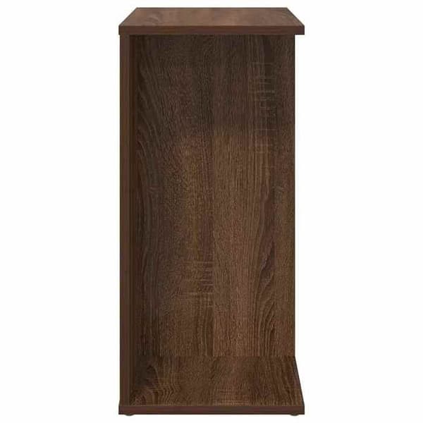 Maison Exclusive - Natbord i brunt egetræ 46,5x29x61 cm ingeniørtræ